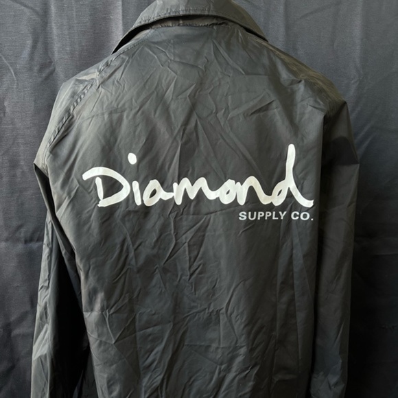 Diamond Supply Co. Other - MENS JACKETS – DIAMOND SUPPLY CO. OG SCRIPT COACHES JACKET BLACK